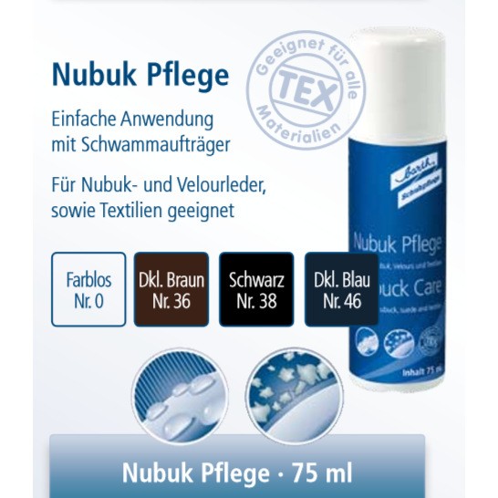 Nubuk Pflege Schwarz