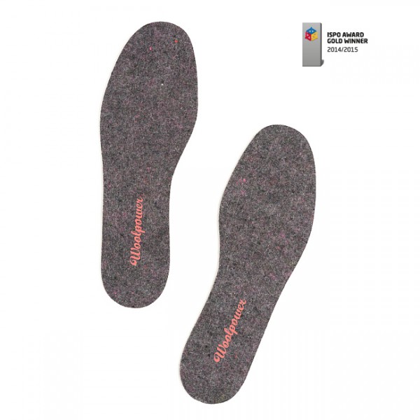 Filz Einlegesohlen Kinder / Felt Insoles KIDS 34-35 Recycle Grey